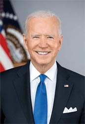 Portrait of U.S. President Joe Biden