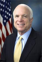 Portrait of U.S. Presidential Candidate John McCain