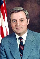 Portrait of U.S. Presidential Candidate Walter Mondale
