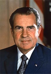 Portrait of U.S. President Richard Nixon